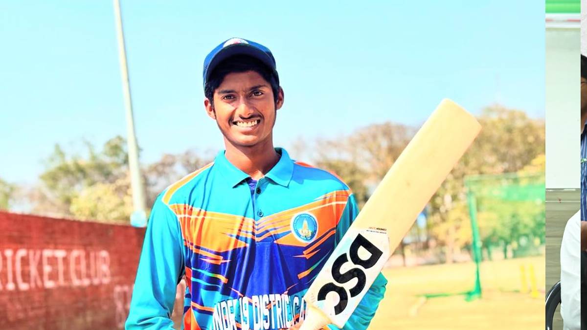 pritam raj of gayaji belagnj has made his selection debut and made a strong entry into the bihar under 19 cricket team