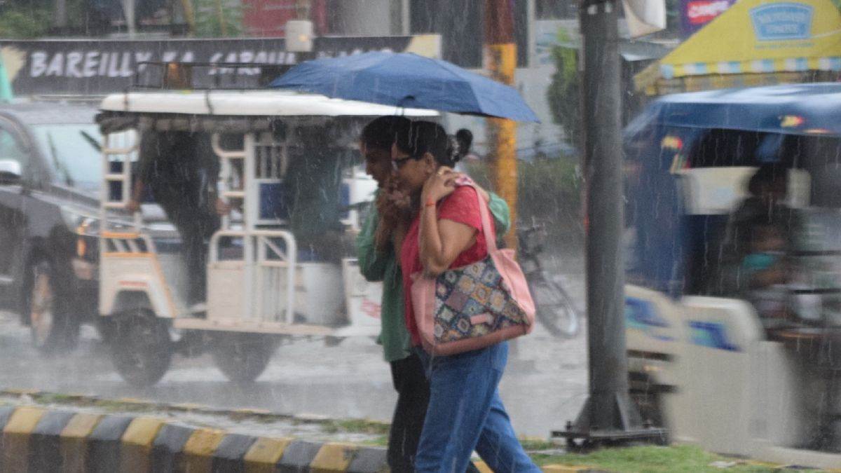 bareilly city weather update rain and hailstorm bring relief
