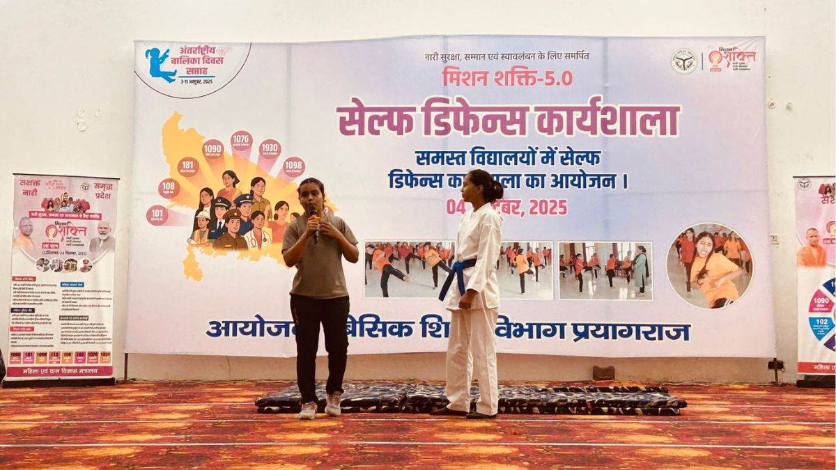 self defense workshops are being organized in all districts and students are learning self confidence through self defense