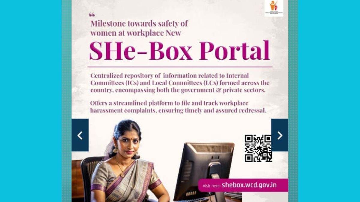 women now file complaints online of harassment at workplace through she box portal