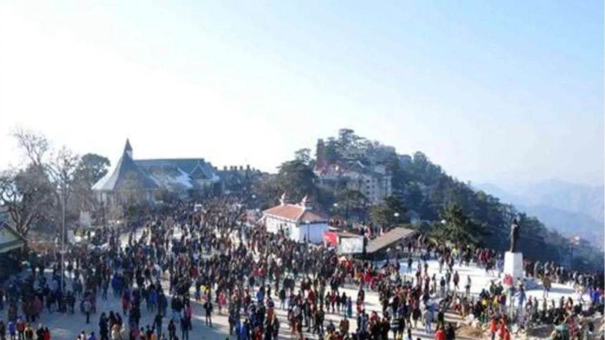 shimla city crowd management ganj market sabji mandi lakkar bazar to shift