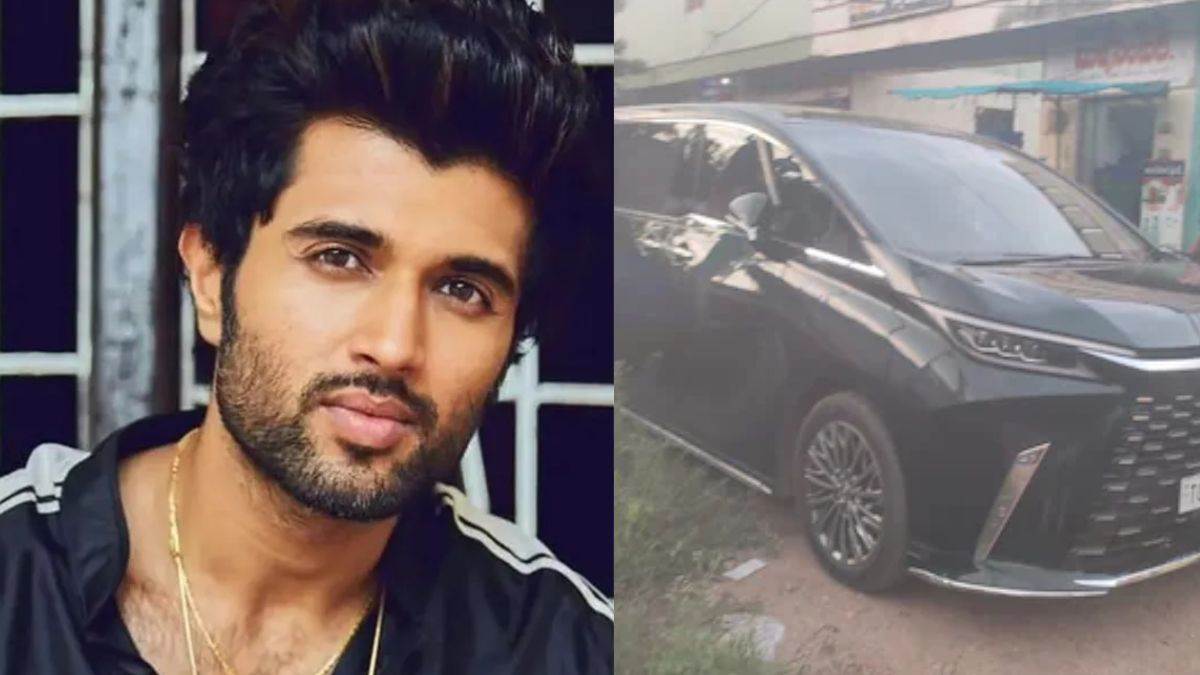 vijay deverakondas car have met an accident actor is safe watch video
