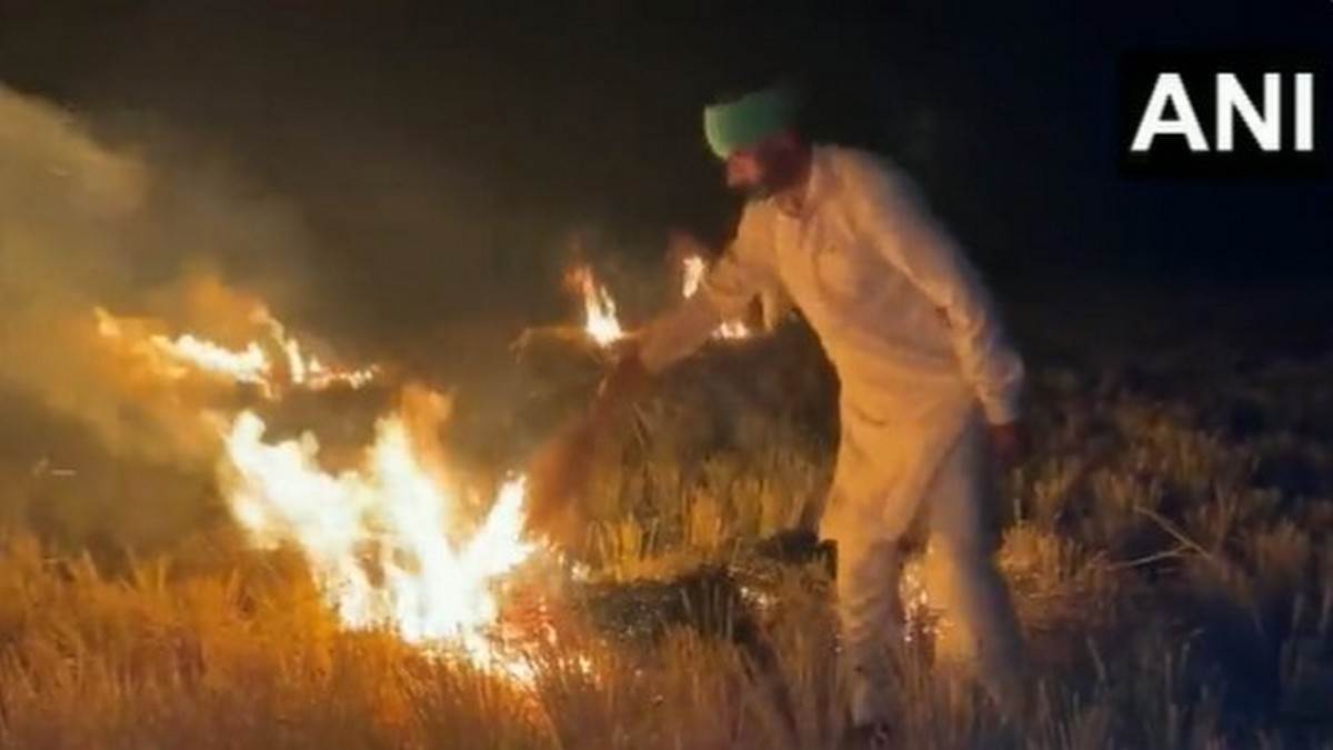 air pollution punjabs air quality remain poors due to stubble burning