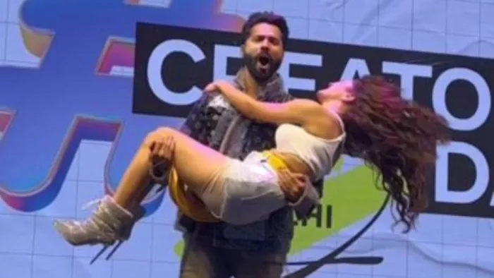 Varun Dhawan Video: वरुण धवन और अवनीत कौर की वीडियो वायरल हो रही है।