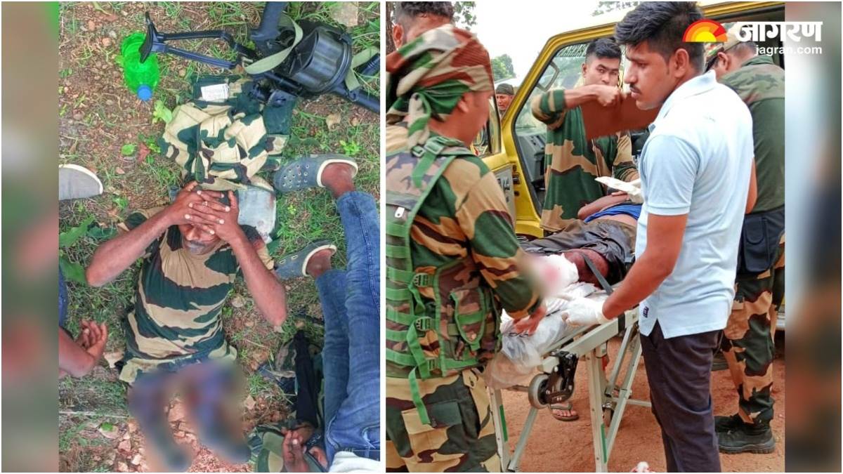 ied blast in chhattisgarh kanker bsf constable and 2 polling officials injured