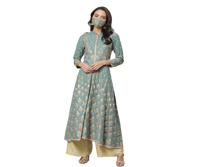 Diwali Festival Wear Women Cord set Indian Handmade Printed Cotton Kurti  Palazzo | eBay