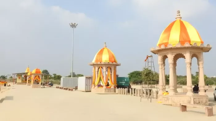गोरखपुर में प्रदूषण कम होने पर मौसम बिल्कुल साफ दिखा। जागरण