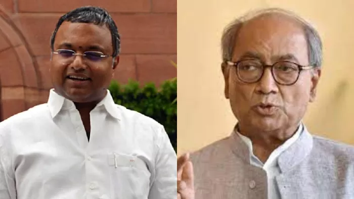 दिग्विजय सिंह ने ईवीएम पर सवाल खड़े किए थे (फाइल फोटो)