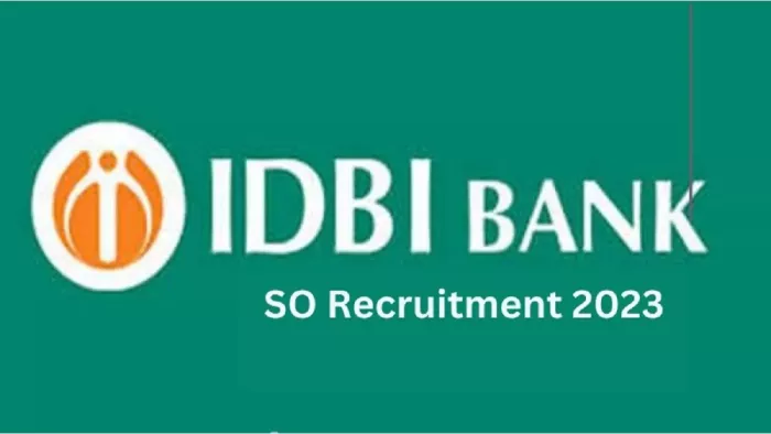 IDBI SO Recruitment 2023 के लिए 9 दिसंबर से शुरू होंगे आवेदन।