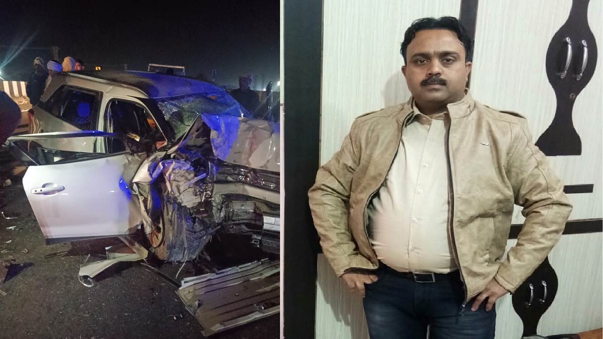 ncr two businessmen have died in a car accident in narnaul of haryana
