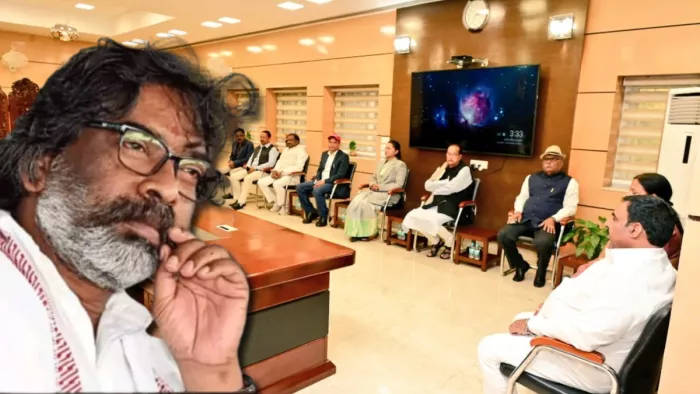 सीएम हेमंत सोरेन ने मंत्रियों के साथ पहली कैबिनेट मीटिंग की।