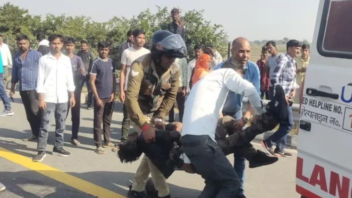 हादसे में करीब 40 लोग घायल हुए हैं।- जागरण