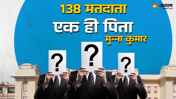 मतदाता सूची में 138 लोगों के पिता का नाम मुन्ना कुमार