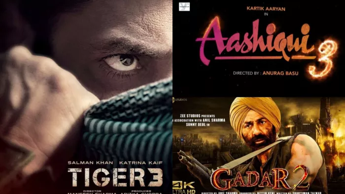 Upcoming Sequels of Bollywood Films 2023. Tiger 3, Gadar 2, Aashiqui 3