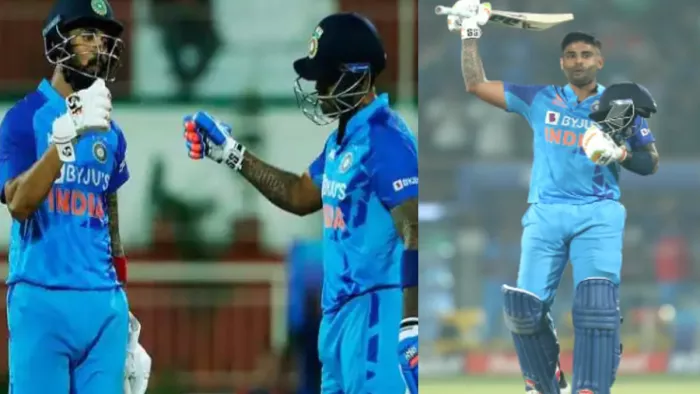 Suryakumar Yadav 2nd Fastest Century for India (Photo-design)