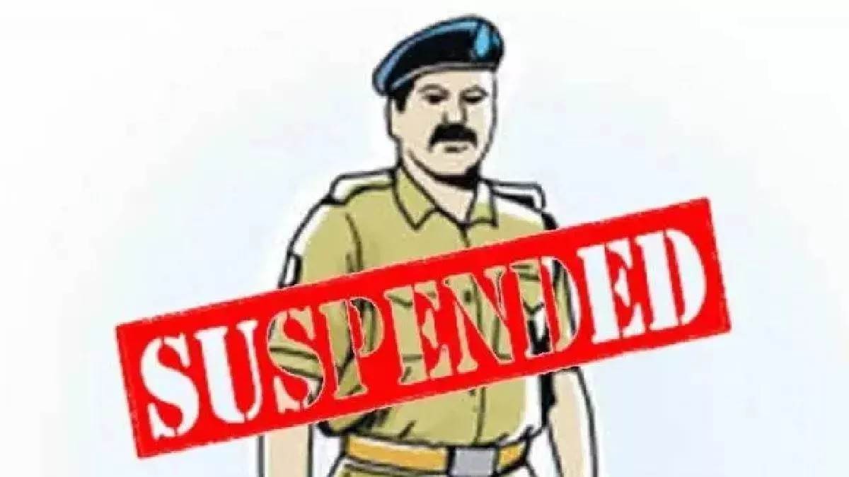 jharkhand crime news illegal trade of coal and sand tetulmari police station officer suspended maithon inspector line in charge