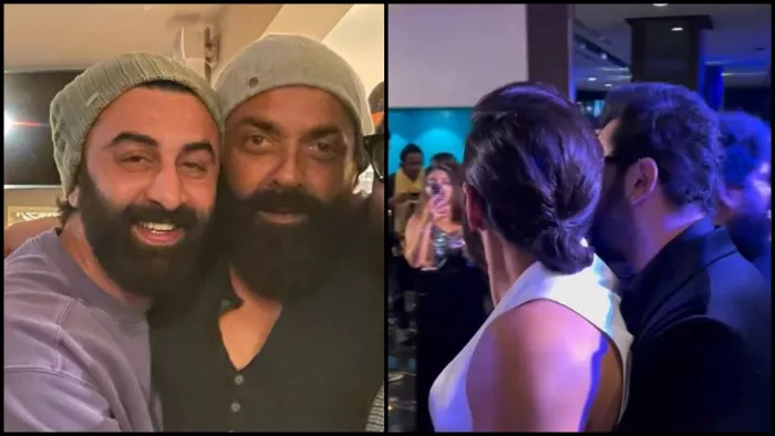 एनिमल की सक्सेस पार्टी में मस्ती करते दिखे बॉबी और रणबीर। फोटो क्रेडिट- इंस्टाग्राम