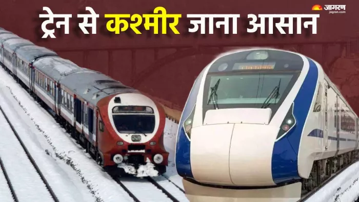 Delhi to Kashmir Train: कश्मीर के लिए चलेगी वंदे भारत (जागरण फोटो)