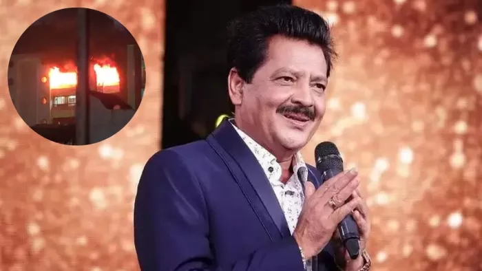 उदित नारायण की बिल्डिंग में लगी आग (Photo: Instagram)