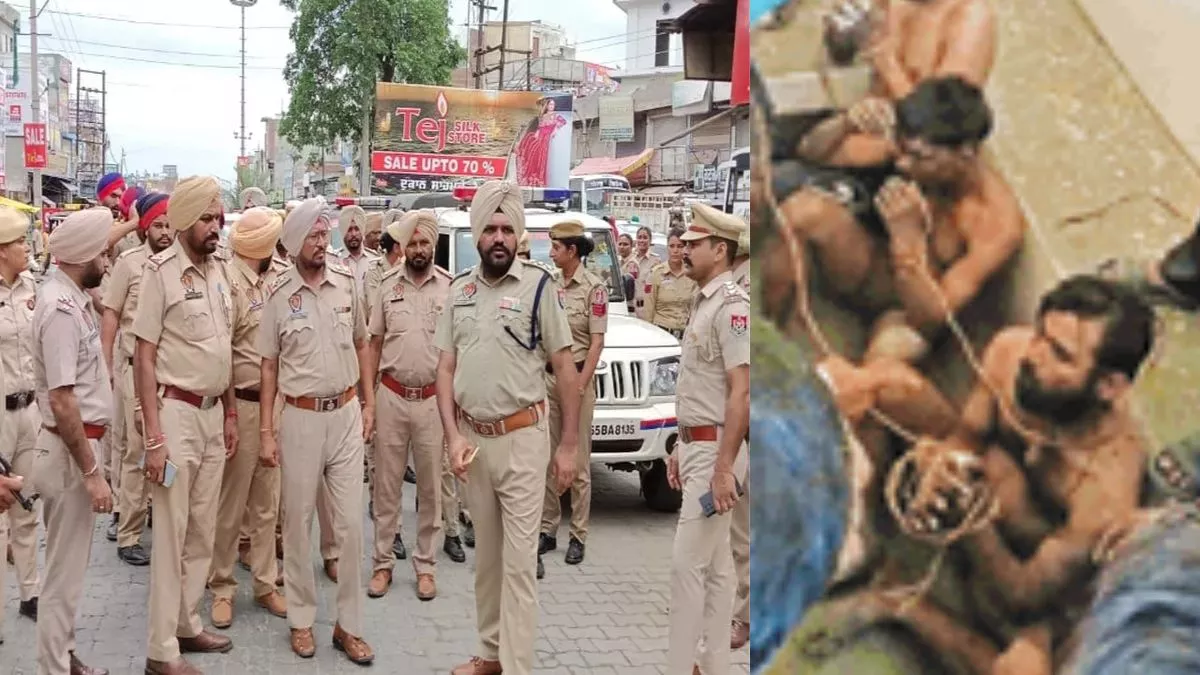 मोबाइल झपटमारों को ग्रामीणों ने पकड़ा, अर्धनग्न कर की पिटाई, वीडियो सोशल मीडिया पर वायरल