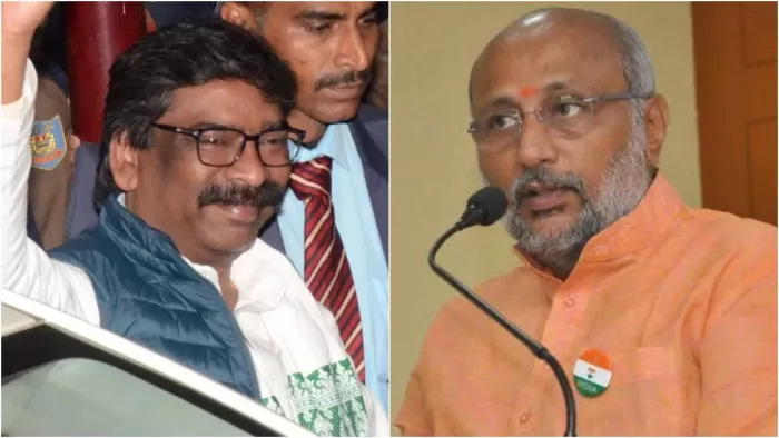 झारखंड के पूर्व सीएम हेमंत सोरेन और झारखंड के राज्यपाल सीपी राधाकृष्णन
