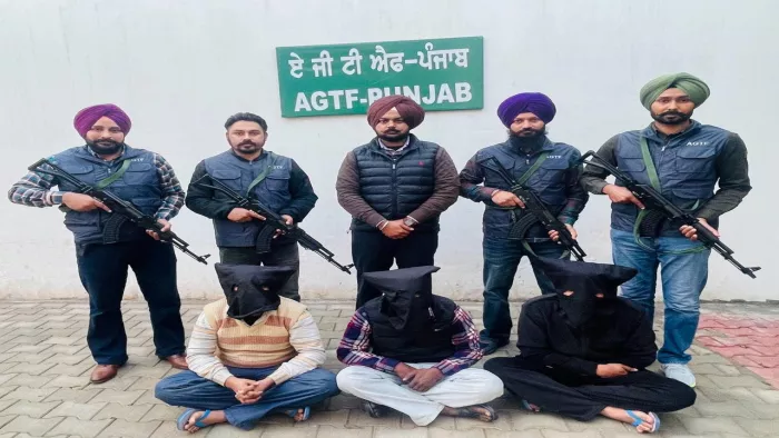 AGTF-Punjab ने कनाडा और पाकिस्तान स्थित आतंकवादियों के तीन सहयोगियों को दबोचा। फाइल फोटो