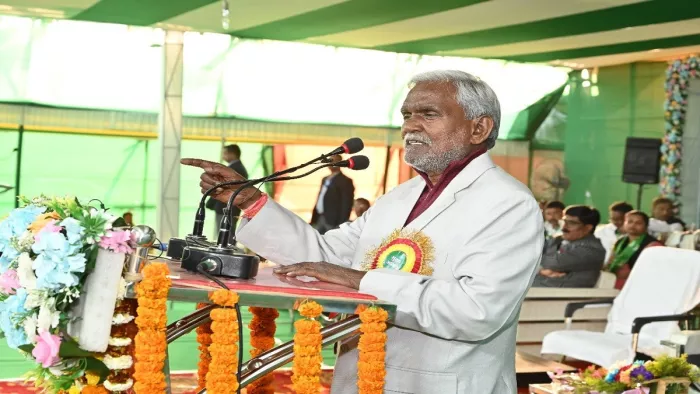 झारखंड के नए मुख्यमंत्री चंपई सोरेन की फोटो।