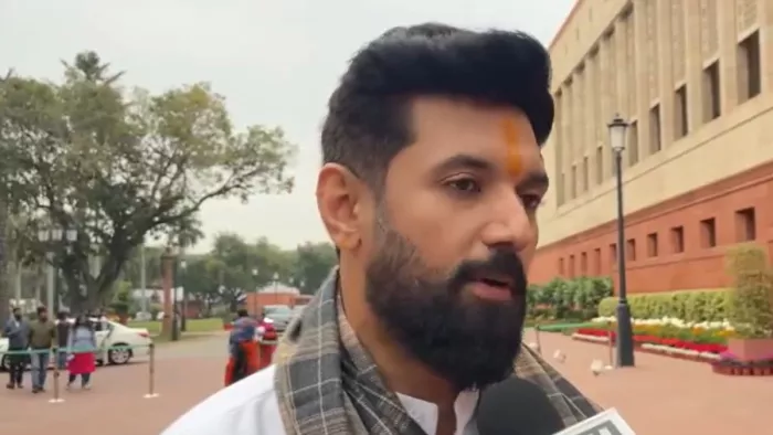 धन्यवाद प्रस्ताव पर पीएम मोदी के जवाब पर सांसद चिराग पासवान का बड़ा बयान। (एएनआई)