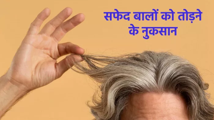सफेद बालों को तोड़ने से होने वाले नुकसान