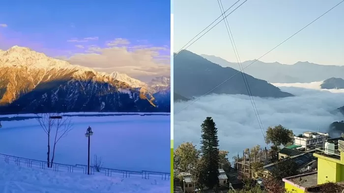 बर्फबारी से सफेद हुआ उत्तराखंड, कड़ाके की ठंड के बीच यलो अलर्ट हुआ जारी