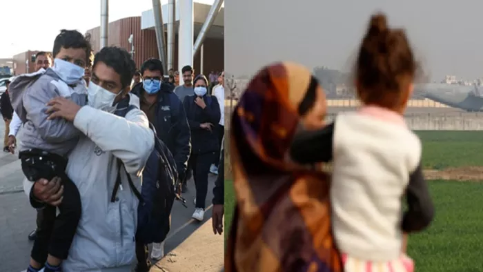 अमेरिका में हिरासत के दौरान खाने को दिया जाता था बीफ और स्नैक्स (फोटो- एएनआई)