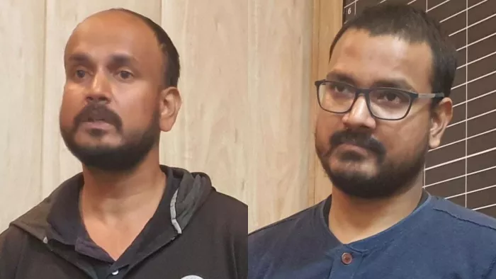बाएं से विशाल और प्रशांत उर्फ जुगनू। जागरण