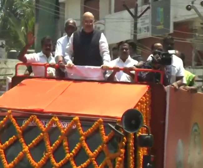 Tamil Nadu Elections 2021: Amit Shah holds roadshow in Kanyakumari BJP Election Campaign begins