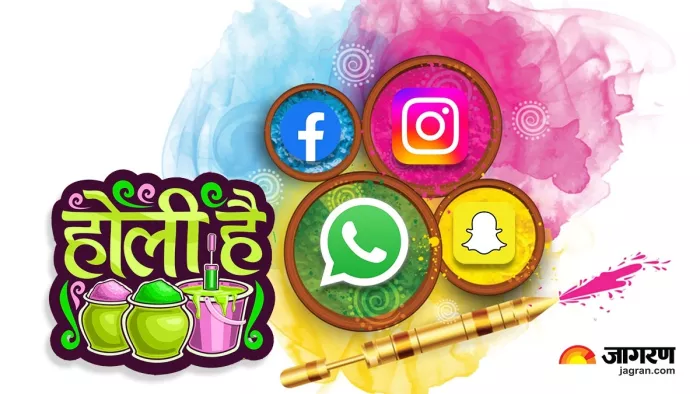 Make Your Holi Special This Year By the Help Of Social Media Platforms, Pic Courtesy- Jagran File