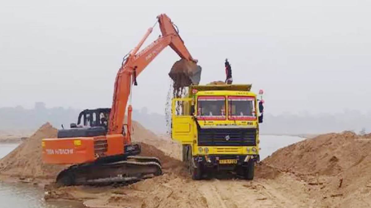 now sand mining will be difficult in bihar government is going to take this solid measure decision will be taken on the spot