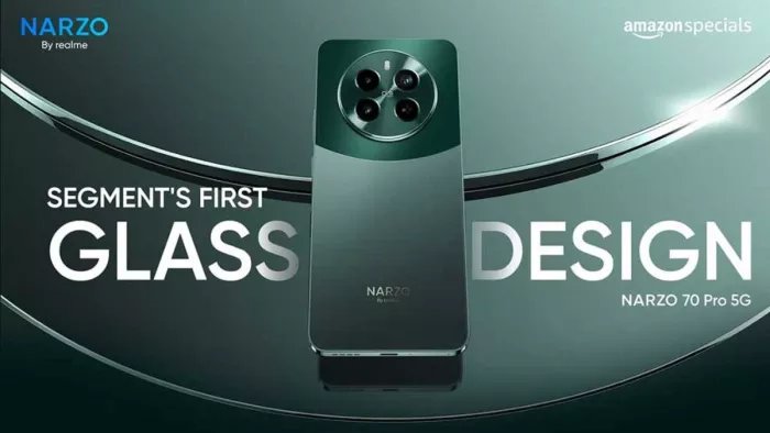 Realme Narzo 70 Pro 5G का बेहद दिलकश है अंदाज, ऐसा दिखता है अपकमिंग फोन