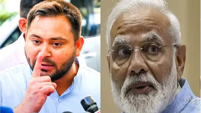 तेजस्वी यादव ने पीएम नरेंद्र मोदी को जमकर घेरा (जागरण)