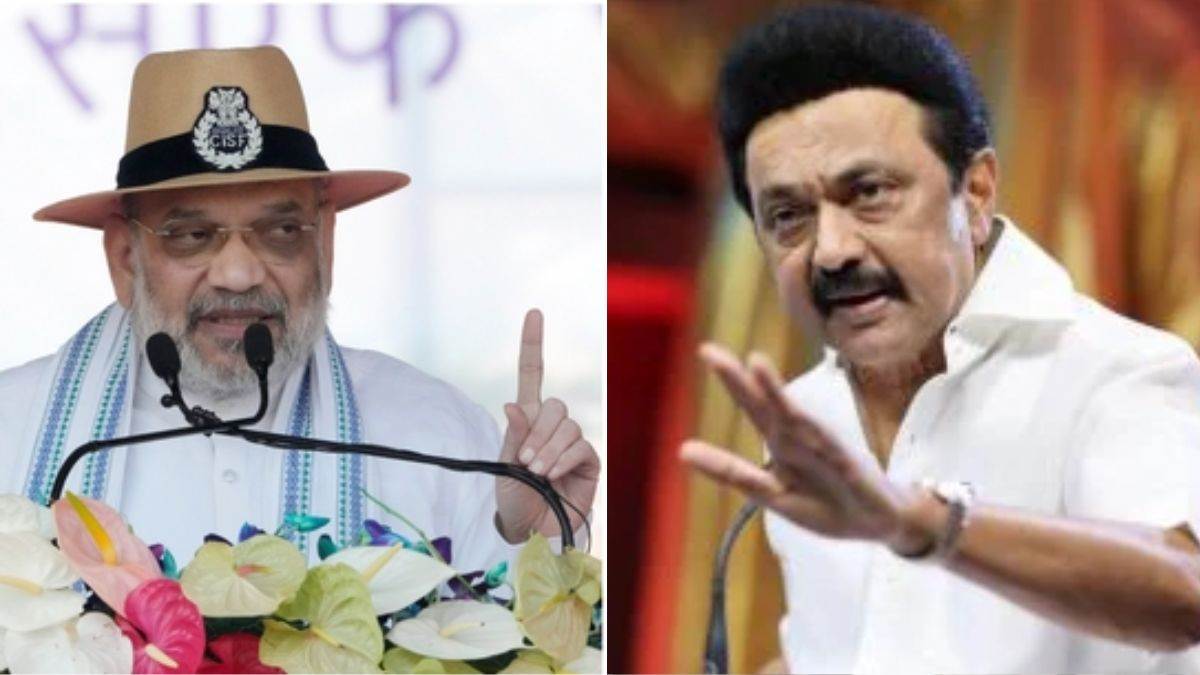 amit shah attack cm stalin on lkg student statement said start engineering and medical education in tamil