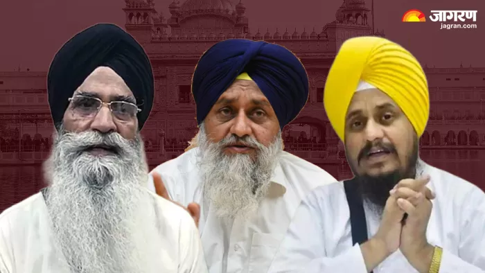 पंजाब में ज्ञानी हरप्रीत सिंह को सेवामुक्त करने की बाद सियासी लड़ाई तेज (जागरण ग्राफिक्स)