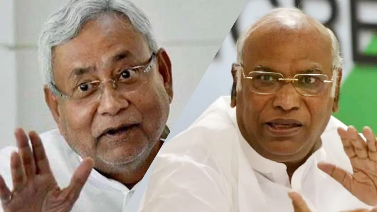 Bihar Politics: कांग्रेस अध्यक्ष खरगे ने की नीतीश से बातचीत, दिल्ली में  विपक्षी दलों की बैठक जल्द - Congress President Mallikarjun Kharge talks to Nitish  Kumar meeting of opposition ...