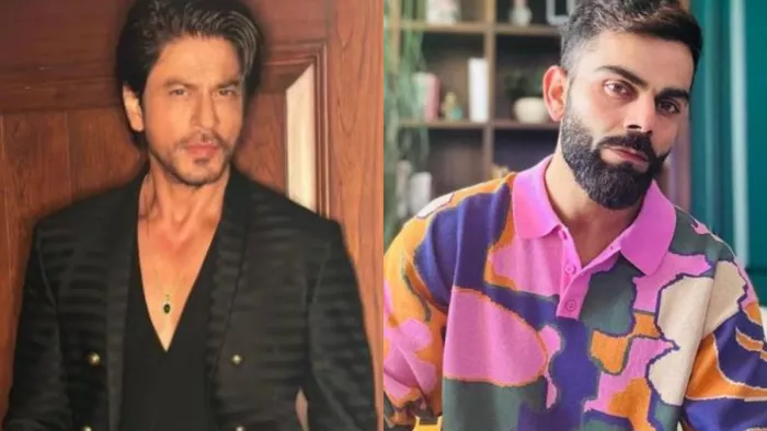 Shah Rukh Khan Showering Love to Virat Kohli After Kkr Defeat Rcb Match Users Reaction Two Real Kings/Instagram