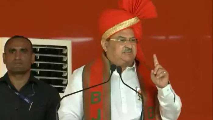 JP Nadda attack Indi alliance इंडी गठबंधन पर बरसे नड्डा।
