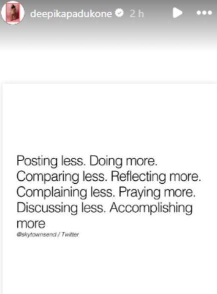 Deepika Padukone Instagram