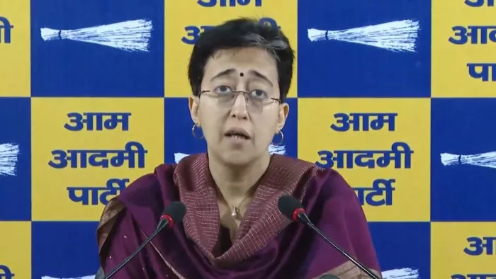 आम आदमी पार्टी की नेता आतिशी की फाइल फोटो।
