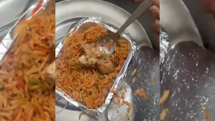 घर में रेस्त्रां से आर्डर कर मंगाई थी वेज बिरयानी, भेज दी नानवेज।