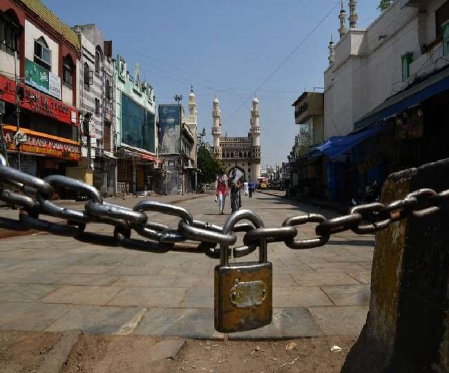 देश के कई राज्यों में लग चुका लॉकडाउन या लॉकडाउन जैसी सख्त पाबंदियां। (फोटो: दैनिक जागरण)