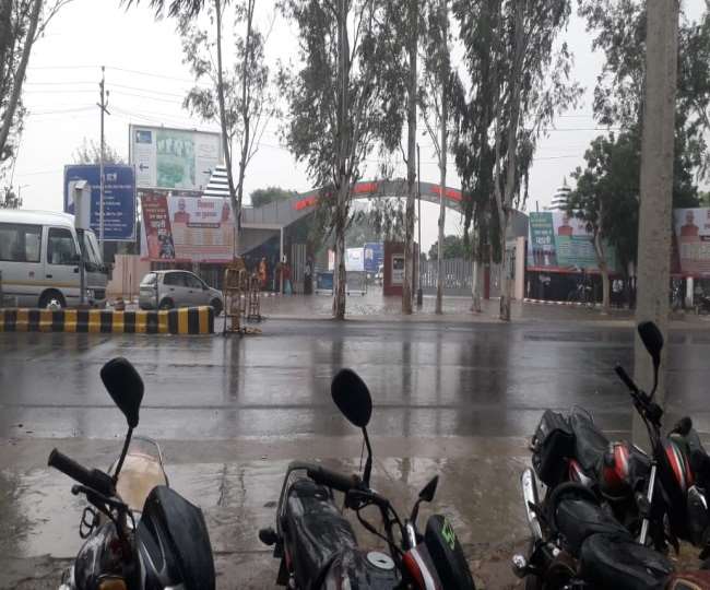 Agra Weather Forecast आगरा में अल सुबह झमाझम बारिश, सुबह का पारा तीन
