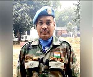 भारतीय शांतिरक्षक युवराज सिंह की फाइल फोटो