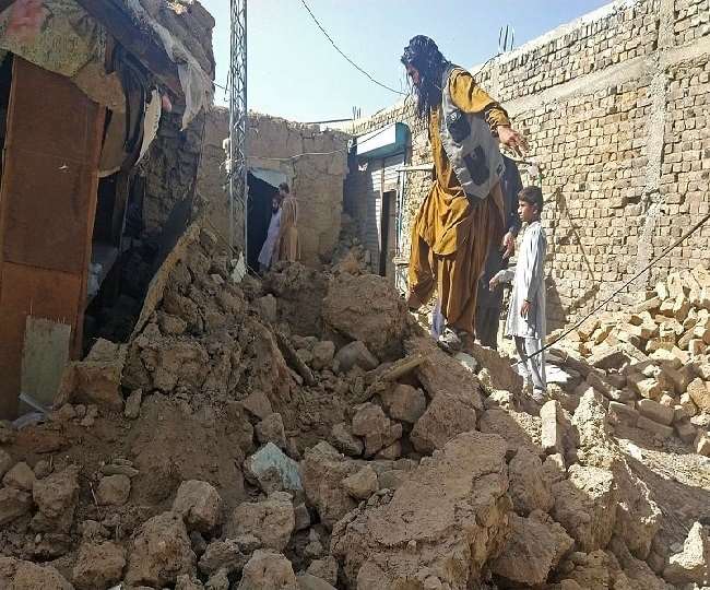 Earthquake tremors in Balochistan, more than 80 houses collapsed, 200 families homeless Earthquake tremors in Balochistan, more than 80 houses collapsed, 200 families homeless
