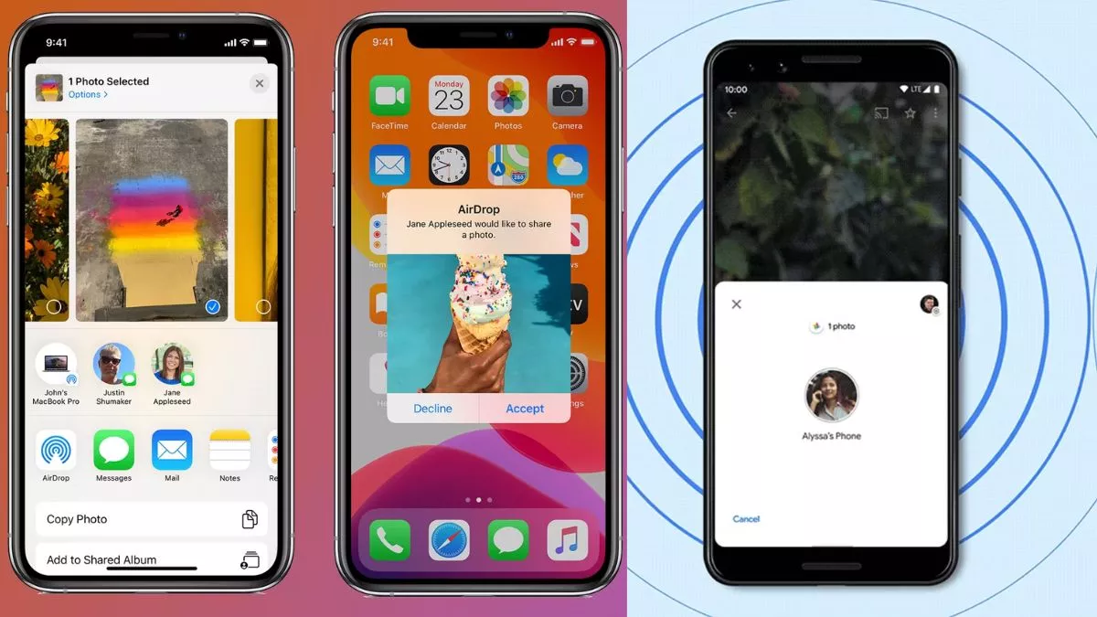 AirDrop vs Nearby Share: जानिए दोनों में कौन है अच्छा और सेफ ऑप्शन, सेकेंडो में फाइल होती हैं ट्रांसफर